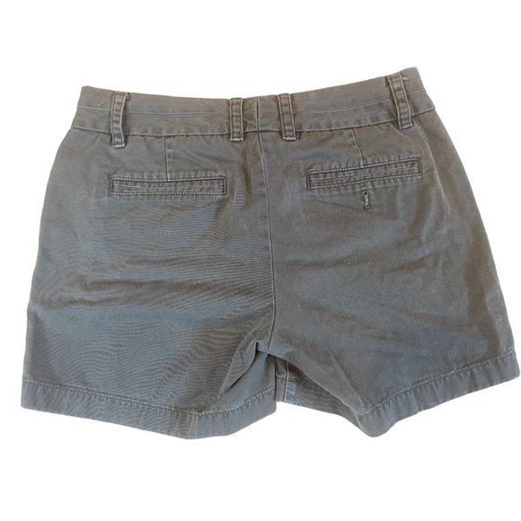 J. Crew Womens Chino Broken In Shorts 68925SU12 100% Cotton Low Rise Black SZ 2 - Picture 2 of 8